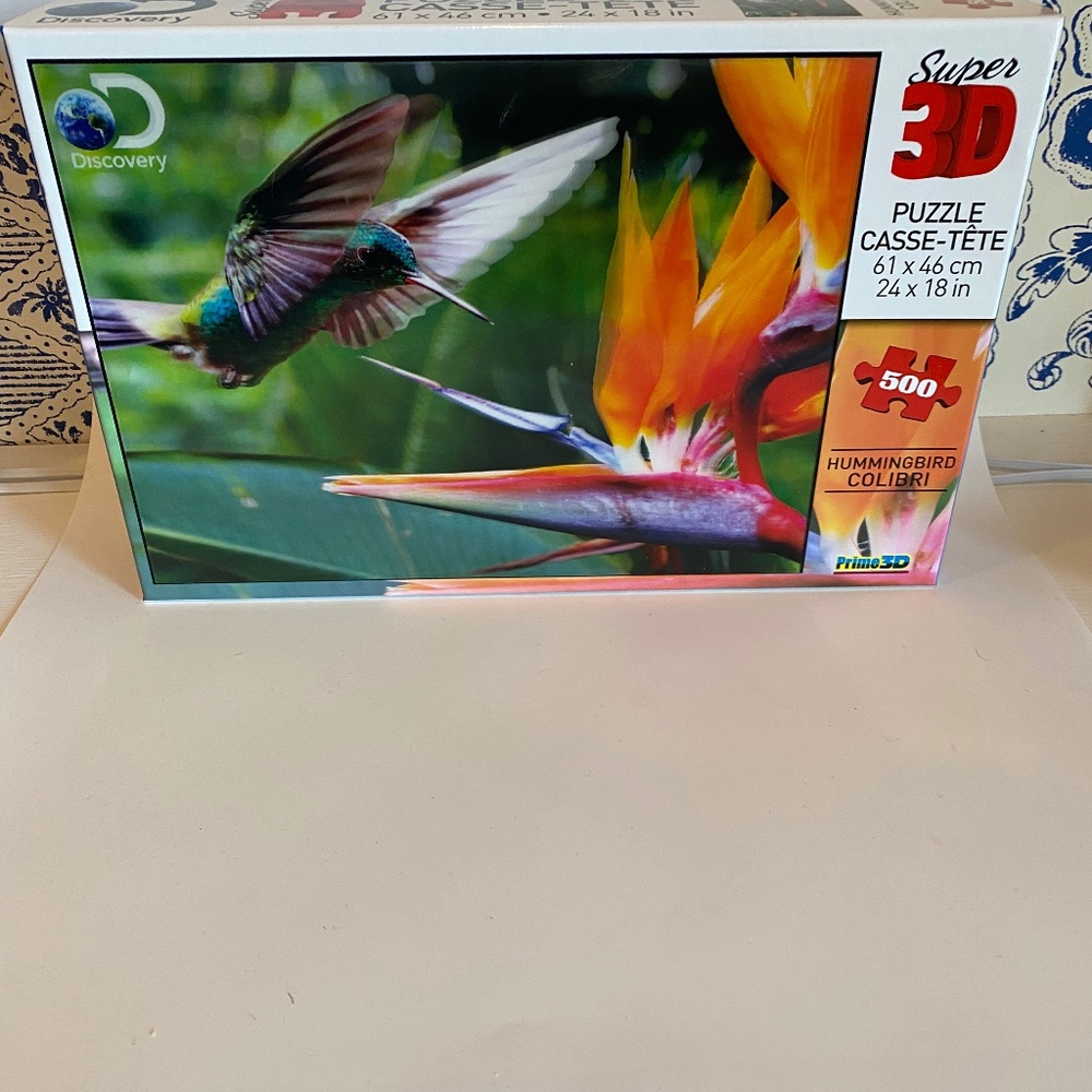 3 D Hummingbird puzzle